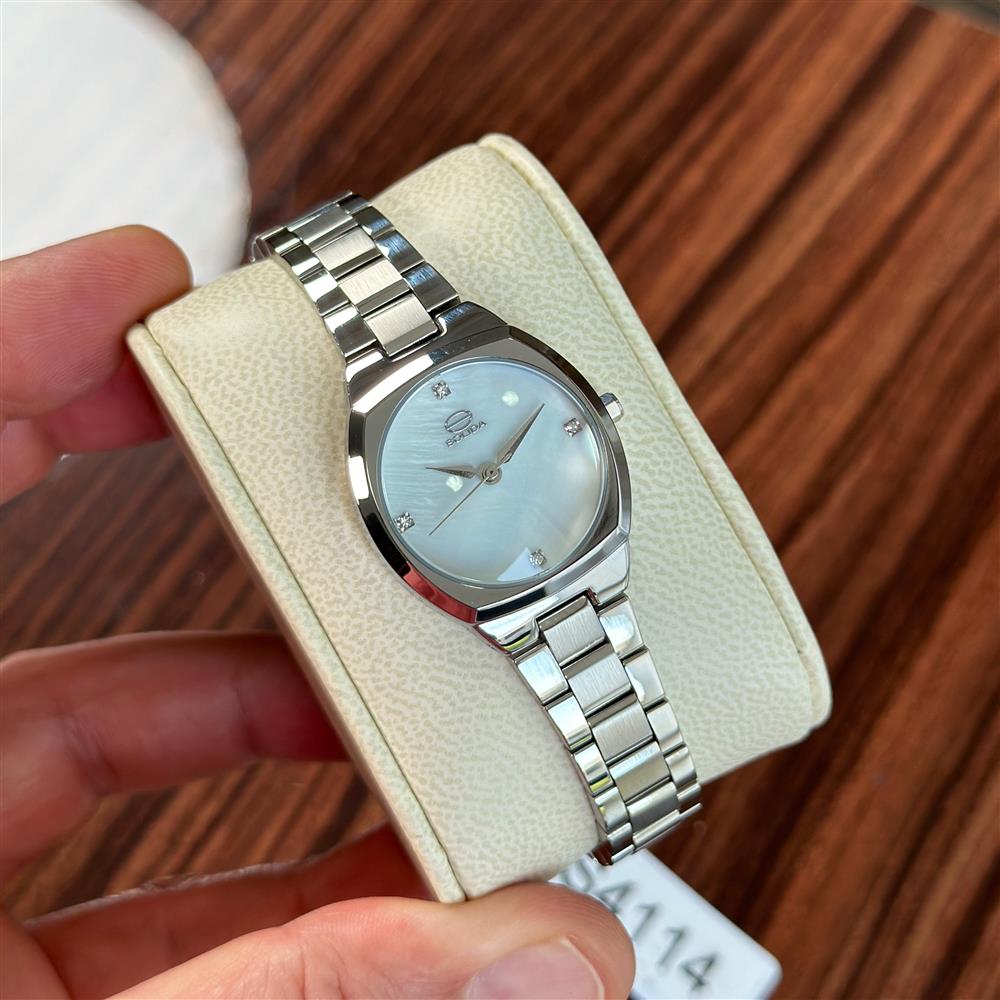 ساعت مچی زنانه اورجینال سولیدا سیلور صفحه صدف S4114