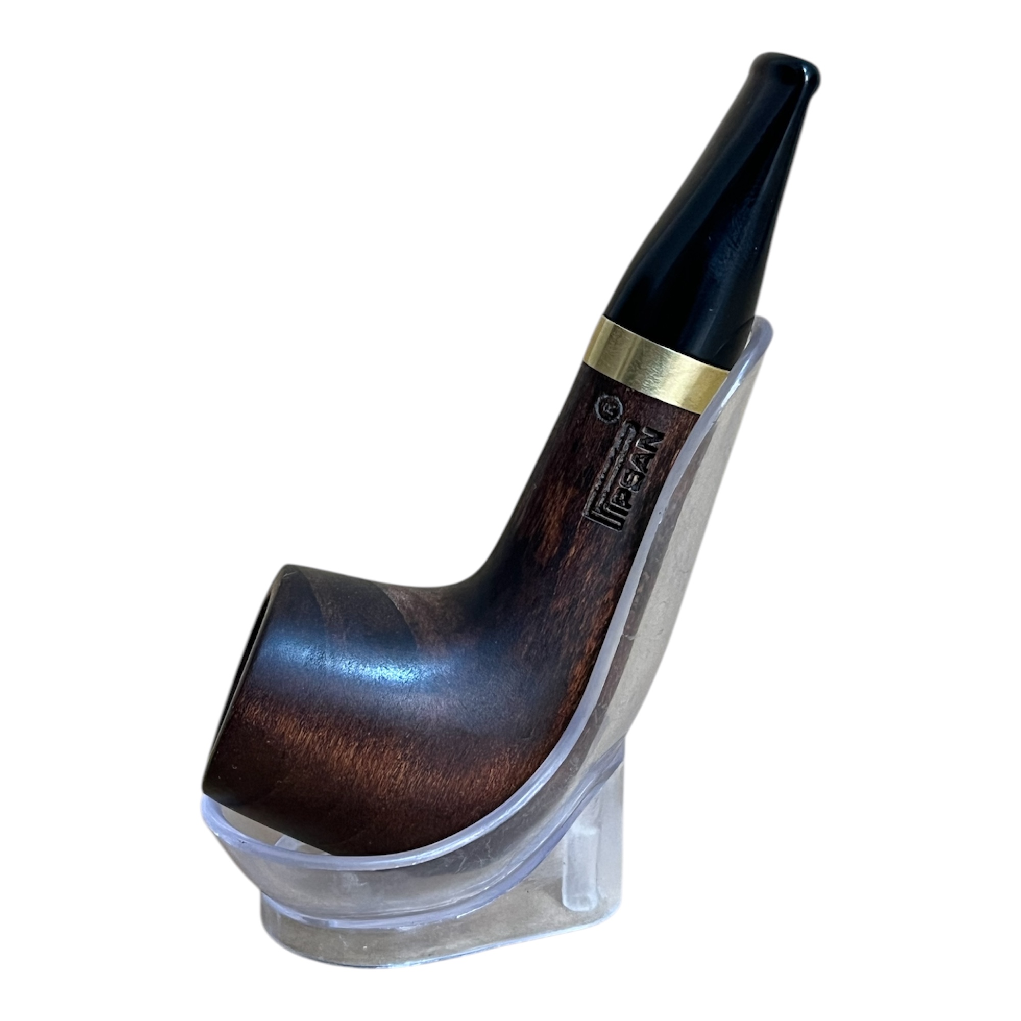 پیپ سایز کوچک چوبی پیپسان به همراه کیف و فندک پیپ مدل P1124 - Image 2