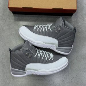 کفش کتونی مردانه نایک ایر جردن 12 Air Jordan 12 Stealth Grey
