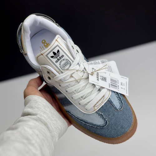 کفش کتونی زنانه و مردانه آدیداس سامبا XL LG آبی Adidas Samba XL LG Blue - Image 2
