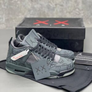 کفش کتونی مردانه ایر جردن4 رترو Nike Air Jordan 4 KAWS Dark Grey