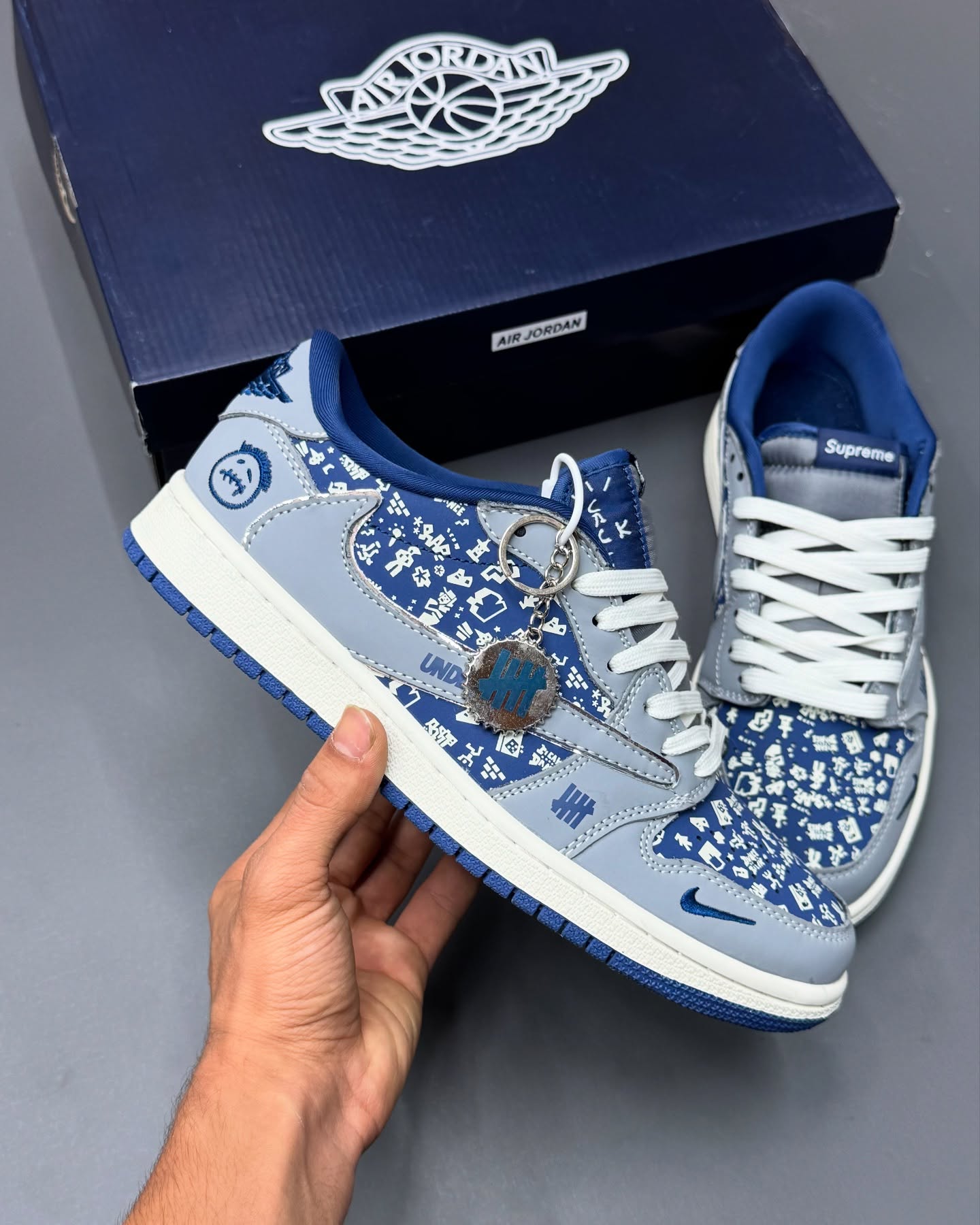 کفش کتونی مردانه نایک جردن Travis x Undefeated - Image 2