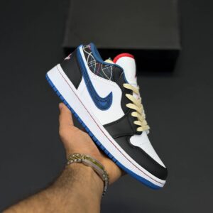 کفش کتونی زنانه و مردانه نایک ایر جردن 1 Jordan 1 Low SE Industrial Blue Sashiko