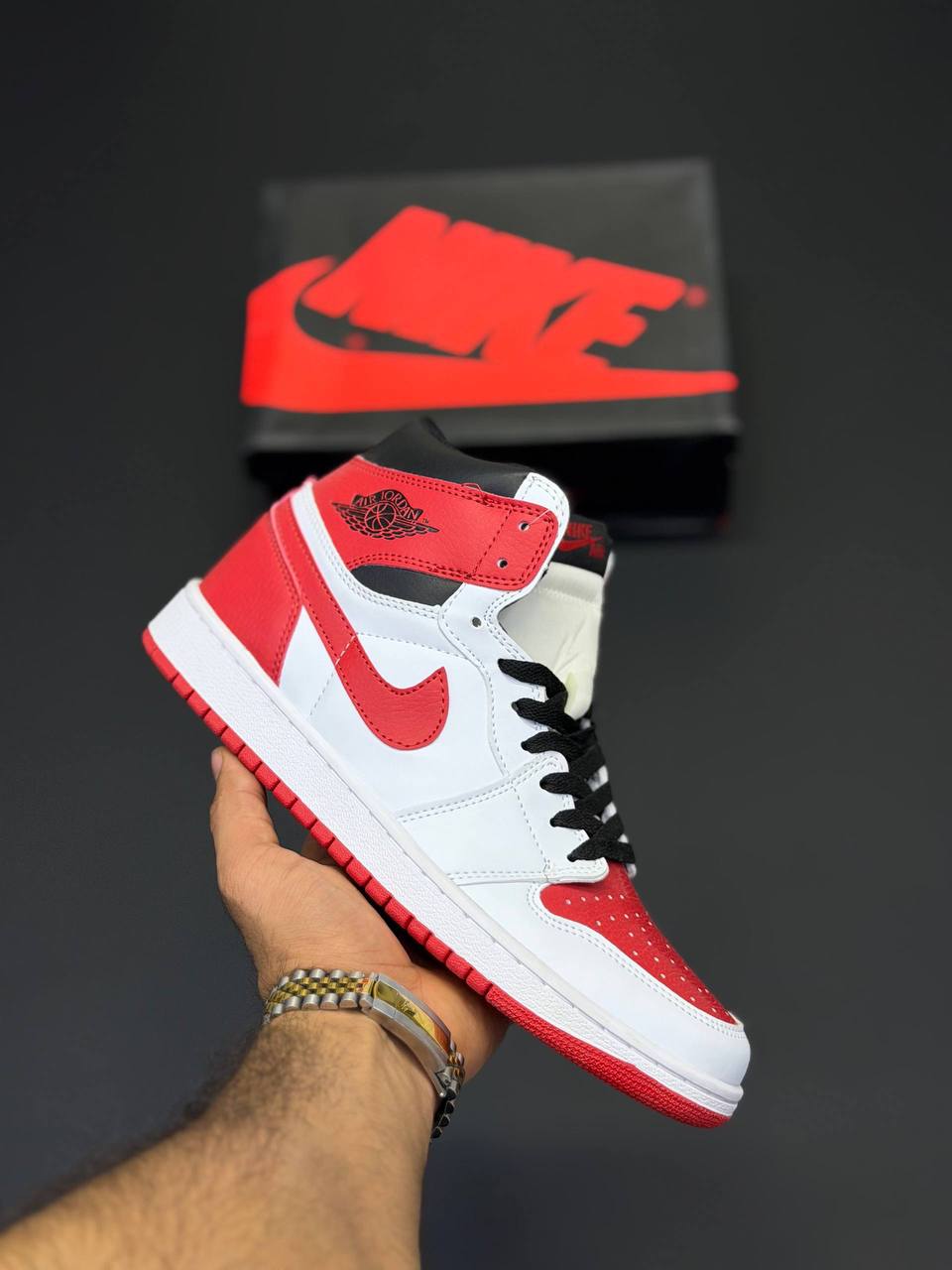 کفش کتونی زنانه و مردانه نایک ایر جردن 1 Jordan 1 Retro High OG Heritage