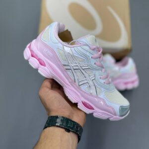 کفش کتونی زنانه اسیکس Gel Nyc X Kicki Yang Zhang Cream Pink