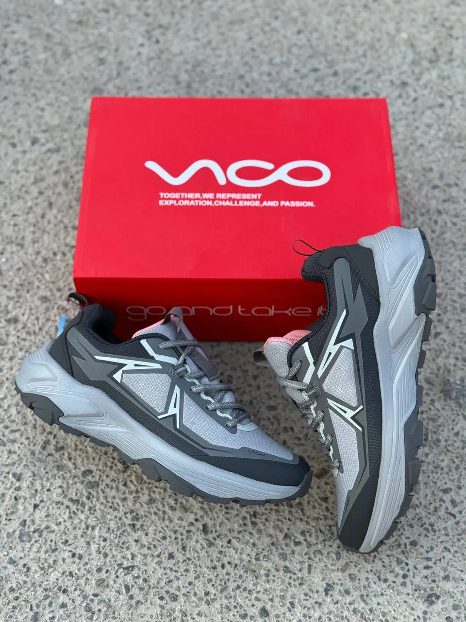 کفش کتونی ضدآب پیادهروی زنانه ویکو طوسی VICO R1019 - Image 3