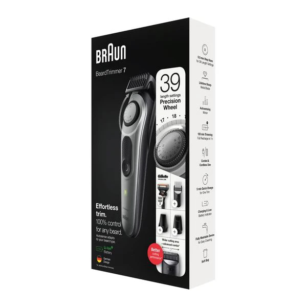 ماشین اصلاح موی سر و صورت شارژی براون مدل Braun BT7220 - Image 4