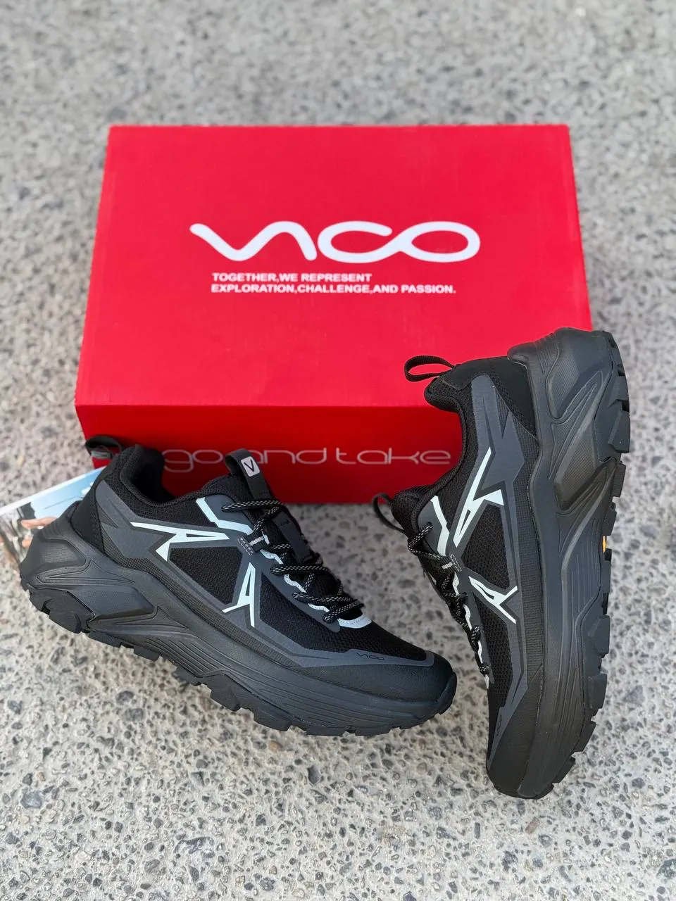 کفش کتونی ضدآب پیادهروی زنانه ویکو مشکی VICO R1019 - Image 3
