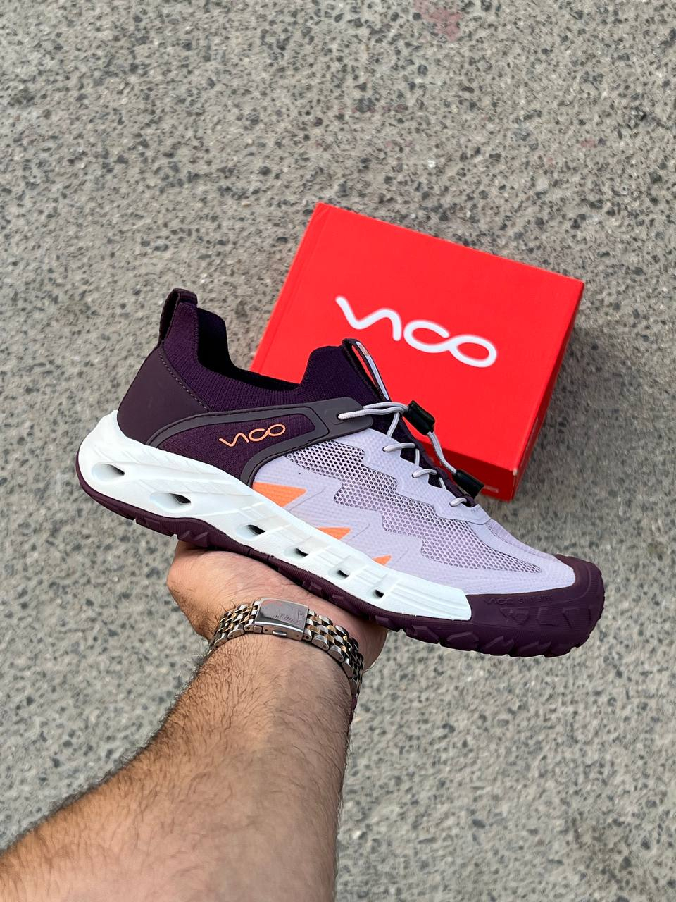 کفش صندل آبنوردی و تابستانی زنانه ویکو Vico یاسی بنفش کد 5325