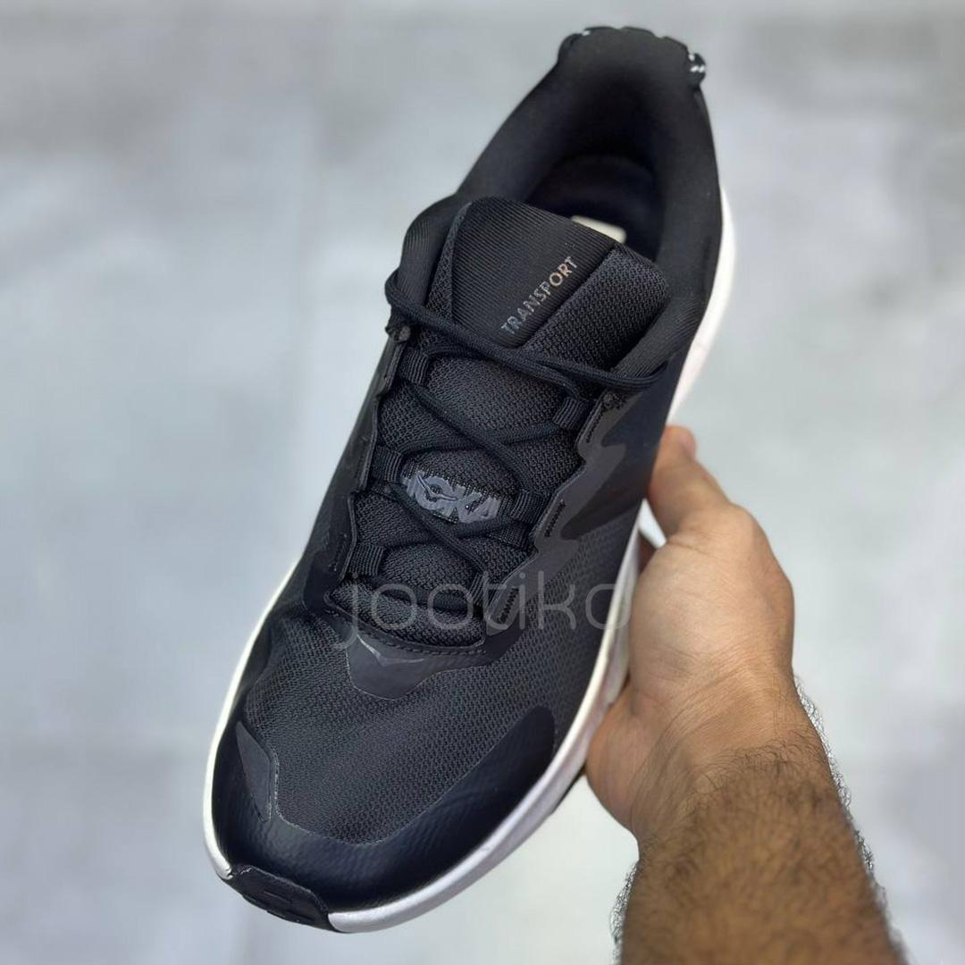 کفش هوکا ترنسپورت مشکی سفید Hoka Transport Black Alabaster - Image 4