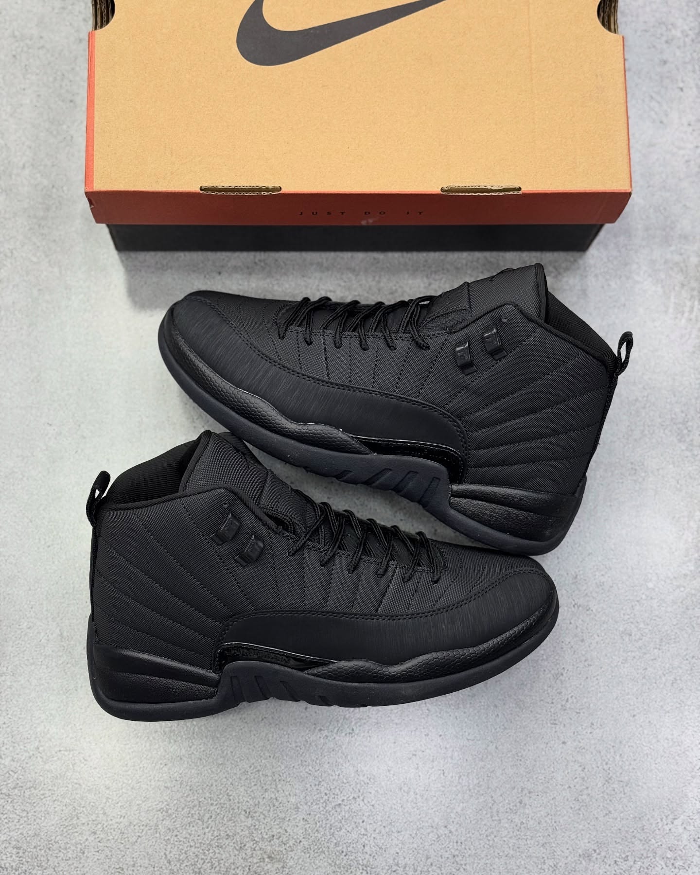 کفش کتونی مردانه نایک ایر جردن 12 Air Jordan 12 Winter Black & Anthracit