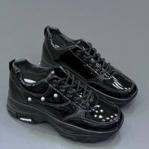 کتونی اسپرت لژدار طبی زنانه ورنی | Women sneakers (رنگبندی دارد)
