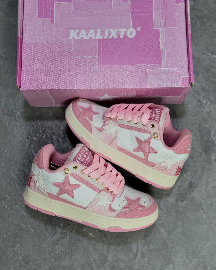 کفش کتونی زنانه کالیکستو Kaalixto Pink Star - Image 2