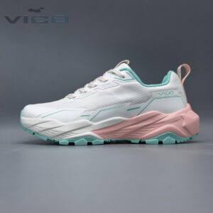 کفش کتونی ضدآب پیاده‌روی زنانه ویکو سفید صورتی Vico 1238