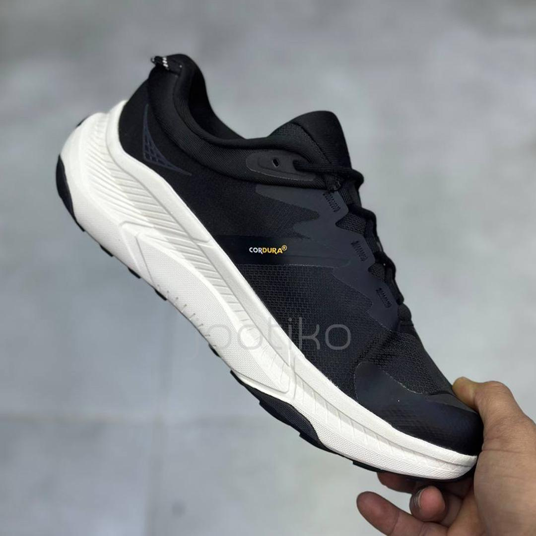 کفش هوکا ترنسپورت مشکی سفید Hoka Transport Black Alabaster - Image 5