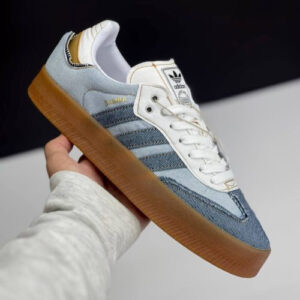 کفش کتونی زنانه و مردانه آدیداس سامبا XL LG آبی Adidas Samba XL LG Blue