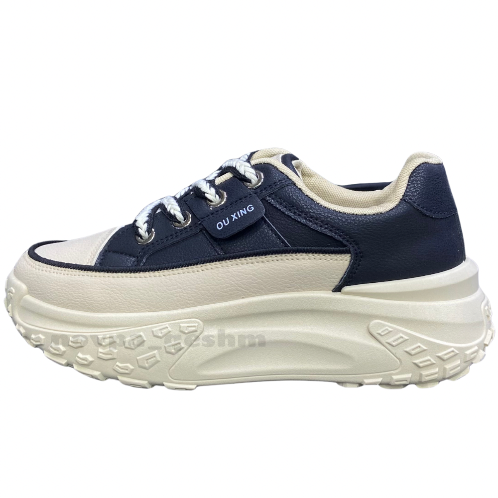 کفش کتونی فانتزی زنانه طبی لژدار Platform sneakers High Heel - Image 2