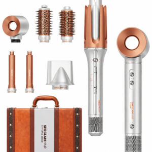 پک سشوار 8 کاره شیگلم با فر مو مدل Dyson Design با موتور BLDC