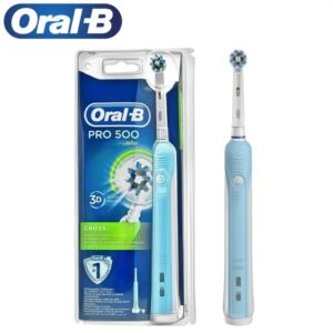 مسواک برقی اورال بی ORAL B Cross Action PRO 500 آبی