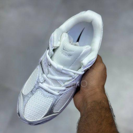 کفش کتونی زنانه نایک وی فایو آر ان آر سفید سیلور Nike V5 RNR White Metallic Silver - Image 3