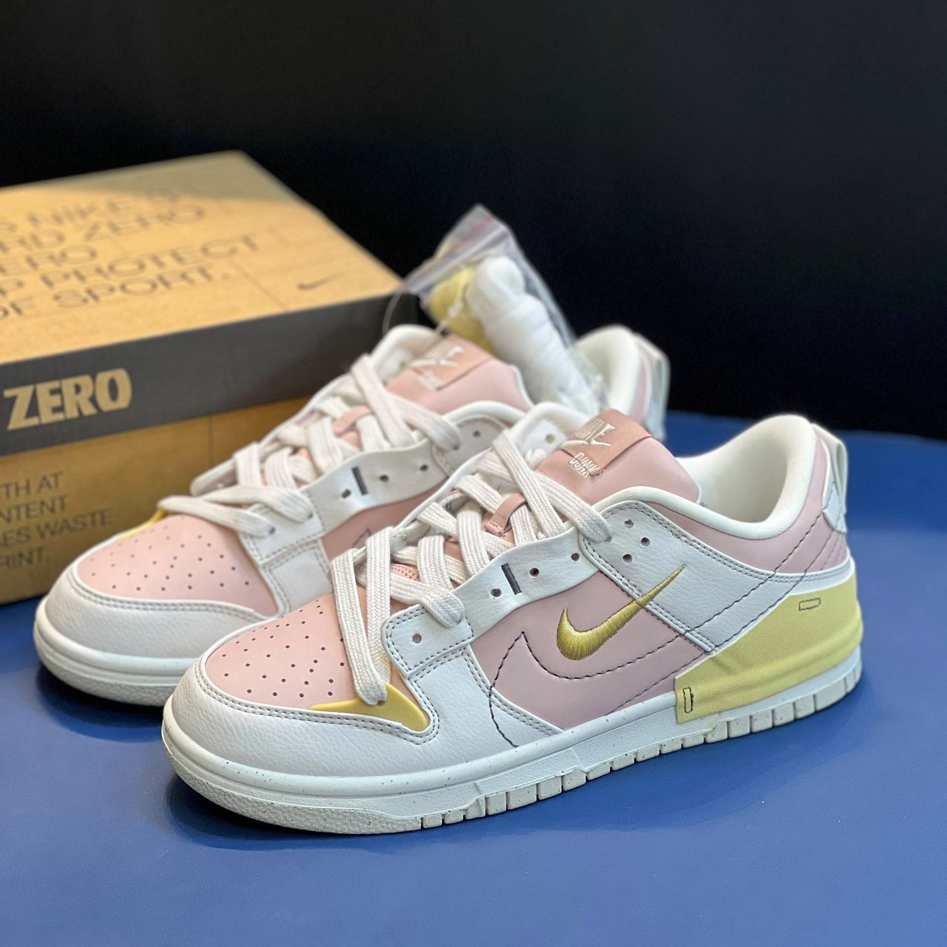 کفش کتونی مردانه نایک دانک لو دیسراپت Nike Dunk Low Disrupt 2 مشکی،سبز،طوسی،آبی - Image 3
