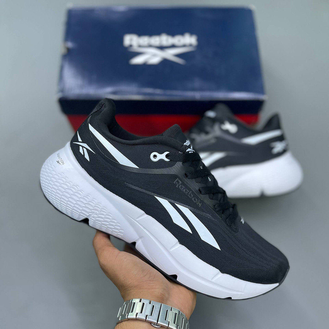 ریباک زیگنیشن مشکی سفید Reebok Zignition Black White - Image 2