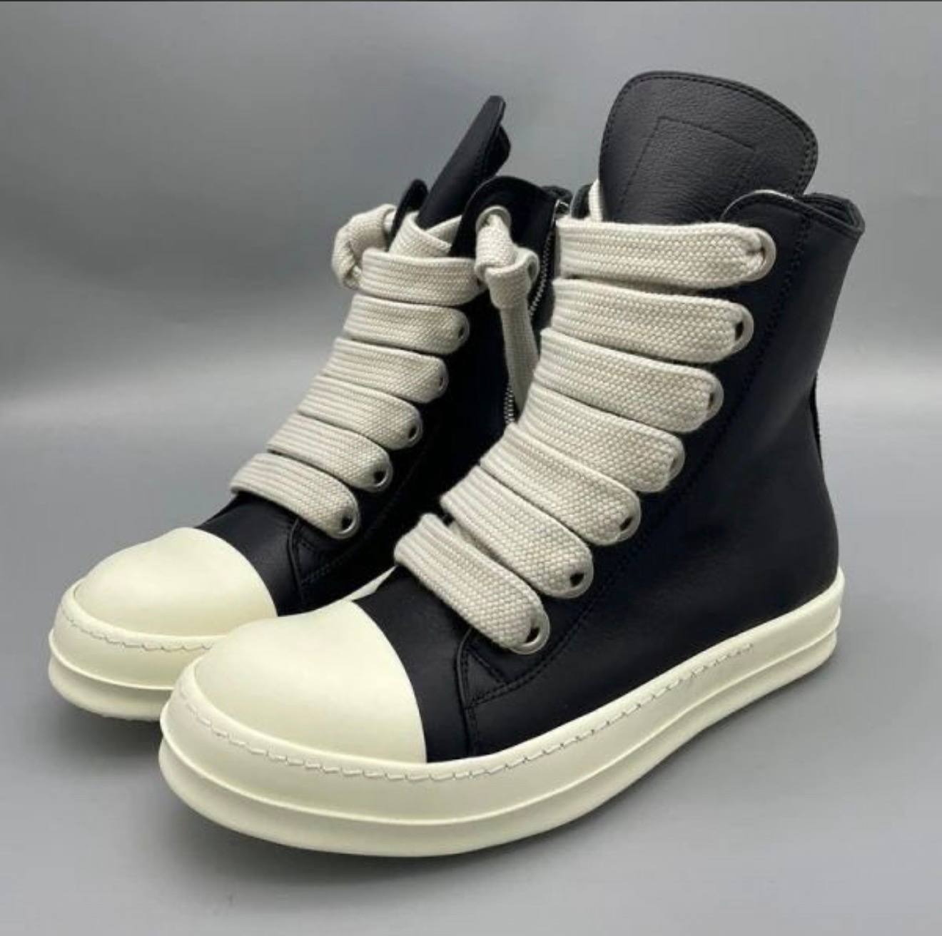 کفش کتونی ساقدار ریک اوونز جامبولیس Rick Owens Jumbo Laces High - Image 2