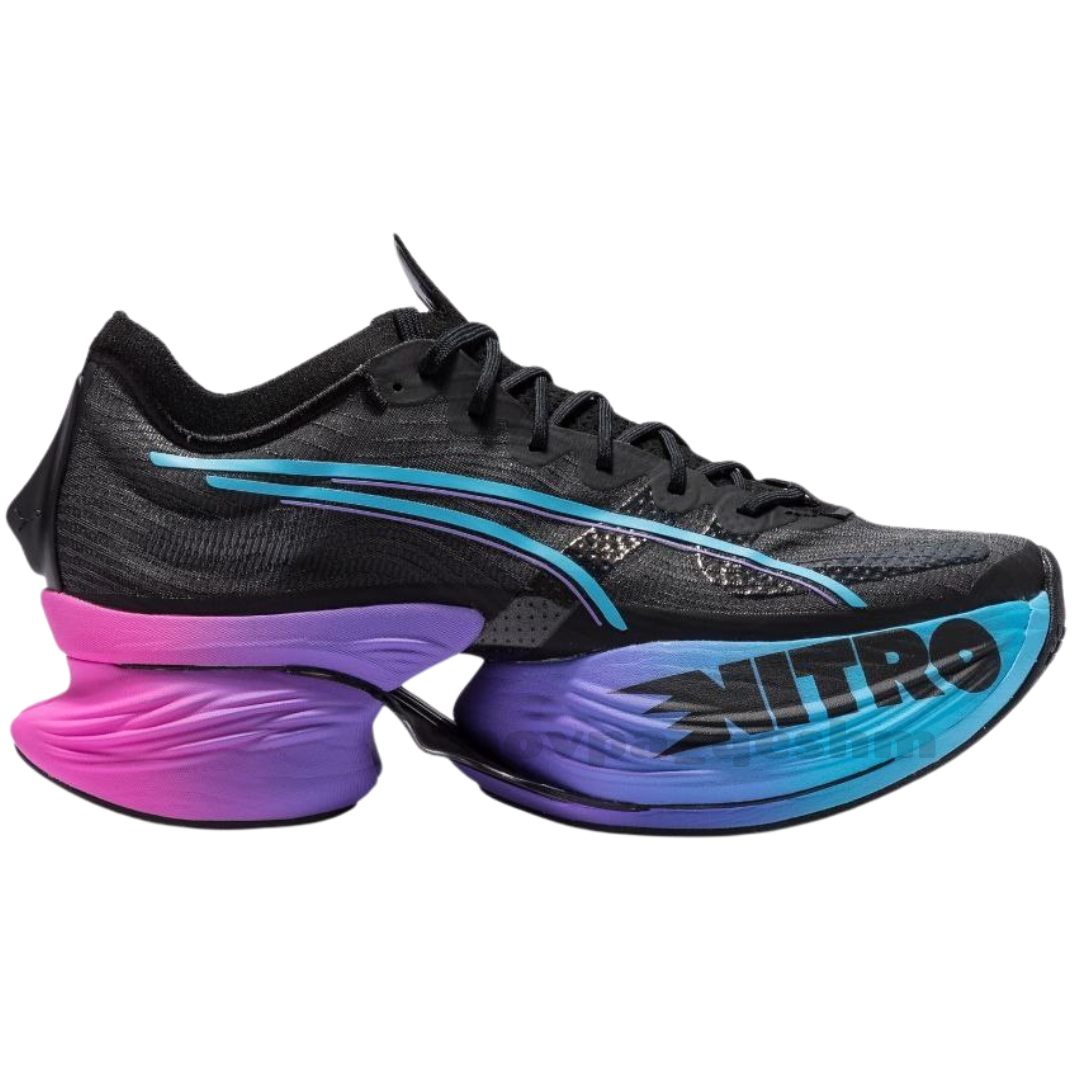 کفش کتونی پوما فست نیترو Puma Fast NITRO مشکی،آبی،زرد،سفید،نارنجی - Image 4