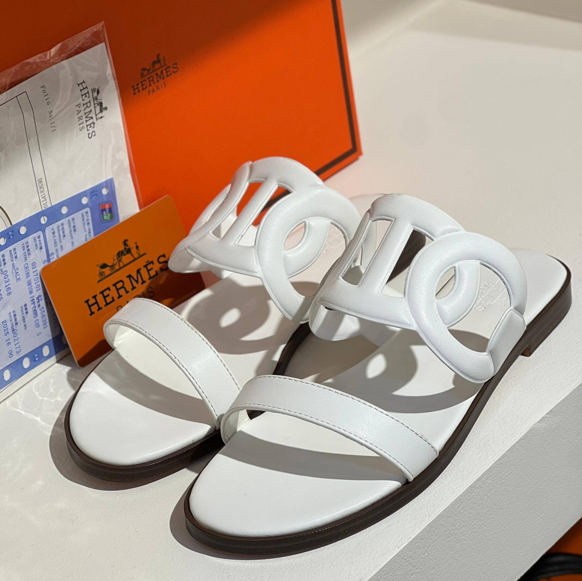 صندل زنانه هرمس لاگون Hermès Lagune Sandals از نوپا قشم - Image 6