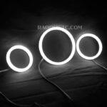 حلقه نئون چراغ جلو سفید - تصویر 2