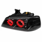 چراغ جلو اسپرت پژو پارس طرح فایر Fire قرمز - تصویر 3