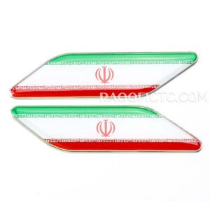 آرم روی گلگیر پرچم ایران